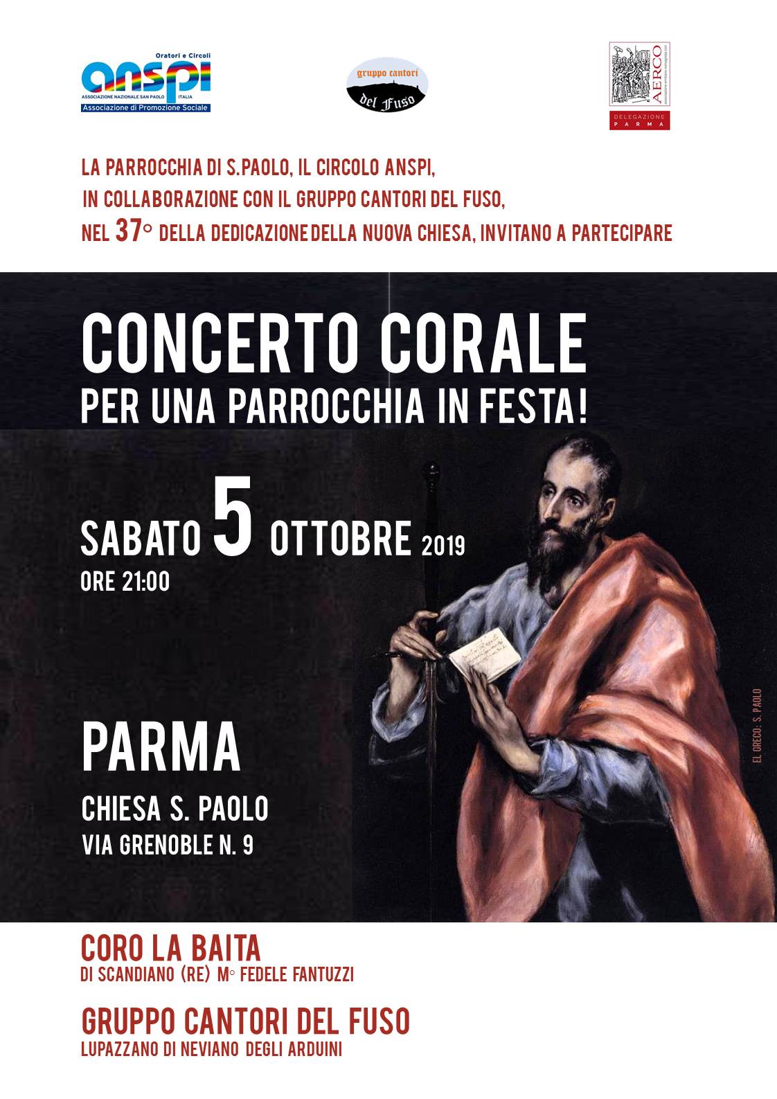Concerto Corale chiesa di San Paolo