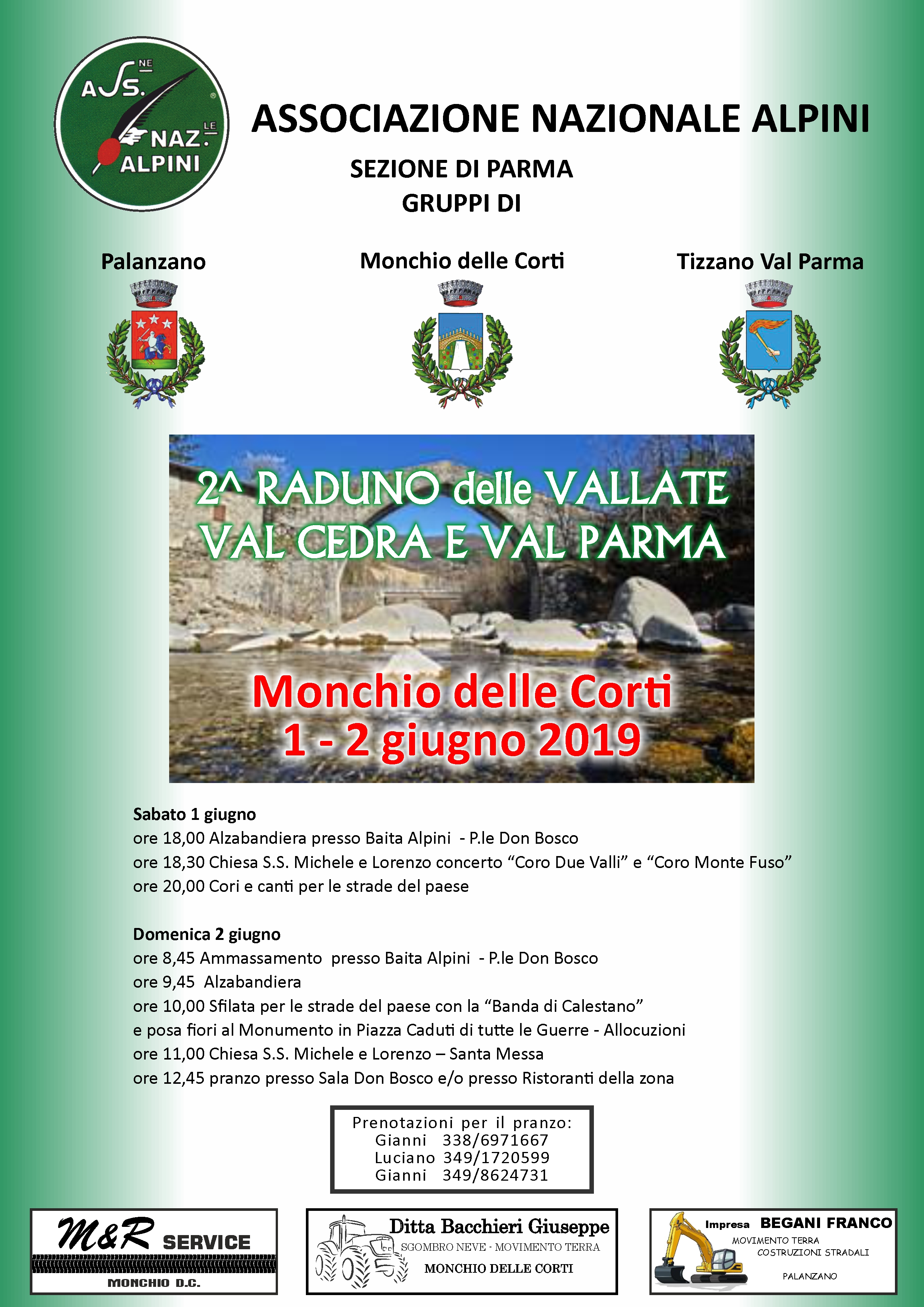 2^ Raduno Alpini delle Vallate Val Cedra e Val Parma